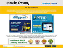 Tablet Screenshot of movieproxy.com